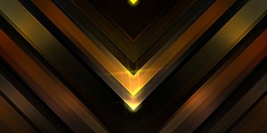 Soyut parlayan geometrik ışıklar arka planda. Fraktal simetrik grafik çizimi. Parıldayan ve parıldayan çubukları kesiştir.