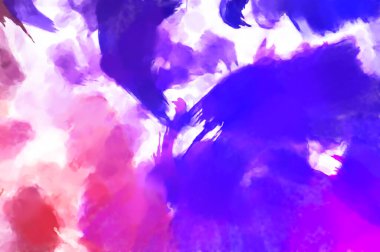 El yapımı sürreal soyut desenli suluboya. Modern sanatsal resim. 2D çizim. Arkaplan boyası karışımı. Yaratıcı duvar sanatı. Çağdaş sanat