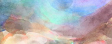 2D çizim. Sanatsal arkaplan resmi. Tablo üzerinde soyut resim. Çağdaş sanat. El yapımı resim. Renkli doku. Modern sanat eserleri. Yüzeyde suluboya fırça darbeleriyle boyama.