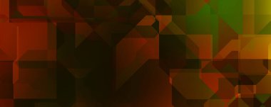 Soyut geometrik duvar kağıdı. Geometrik renkli şekiller. Çokgen arka plan. Bir teknolojinin dijital illüstrasyonuName.