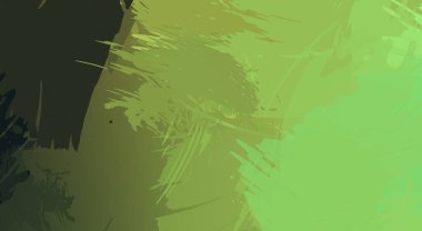 Fırça darbesi ile boyanmış. Sanatsal canlılık ve renkli duvar kâğıdı. Kaotik resim. Taranmış Boyalı Soyut Arkaplan. 