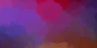 Canlı boya desenli arka plan. Renkli fırça darbelerinin 2B çizimi. Dekoratif doku resmi. Boyalı arkaplan.