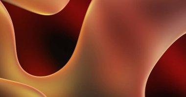 Soyut arkaplan. Değişken renk değişim dalgaları, dinamik hareketlerle. Işık dalgalarının neon renkli soyut tasarımı. Duvar kağıdı, afiş, arkaplan, kart, kitap illüstrasyonu, web sitesi.