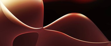 Soyut arkaplan. Değişken renk değişim dalgaları, dinamik hareketlerle. Işık dalgalarının neon renkli soyut tasarımı. Duvar kağıdı, afiş, arkaplan, kart, kitap illüstrasyonu, web sitesi.