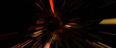 Işık parçacık izleri. Parlayan parçacıkları ve çizgileri olan ışık patlaması yıldızı. Güzel hareketli soyut ışın arkaplanı.