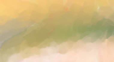 Yumuşak suluboya duvar kağıdı. Hafifçe fırçalanmış renkleri olan sanatsal bir resim. Pastel renkler arkaplana dokunmuş. Soyut duvar sanatı..