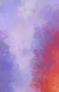 Yaratıcı soyut resim. Artistik fırça darbeleriyle donatılmış. Renkli ve canlı bir illüstrasyon. boyalı sanat.