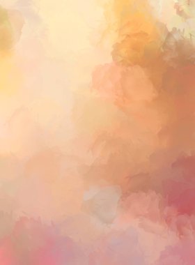 Renkli fırça darbelerinin 2D çizimi. Dekoratif desenli resim. canlı boya desenli arkaplan.