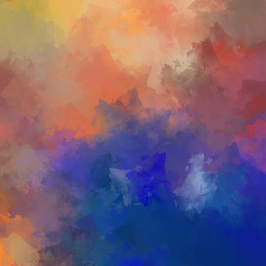 Boya darbeleri. 2D İllüstrasyon. Taranmış Boyalı Soyut Arkaplan. Fırça darbesi ile boyanmış. Modern sanat.