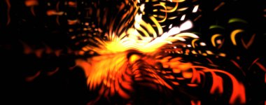 Işık parçacık izleri. Parlayan parçacıkları ve çizgileri olan ışık patlaması yıldızı. Güzel hareketli soyut ışın arkaplanı.