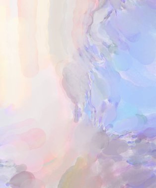 Taranmış Boyalı Soyut Arkaplan. Fırça darbesi ile boyanmış. Boya darbeleri. 2B Görüntü.