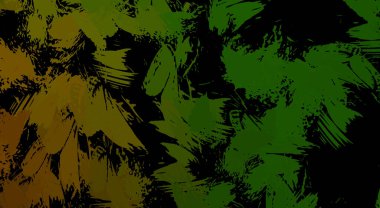 Canlı fırça darbeleriyle boyanmış. Renkli desenli resim. Fırçalanmış duvar kağıdını boya.