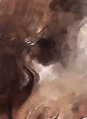 Modern sanat. Renkli çağdaş sanat eserleri. Renkli boya darbeleri. Soyut arkaplanda fırça darbeleri. fırça boyası.