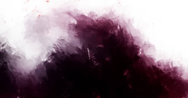 Canlı fırça darbeleriyle boyanmış. Renkli desenli resim. Fırçalanmış duvar kağıdını boya.