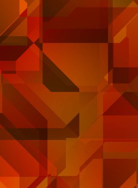 Renkli ve canlı geometrik şekiller katmanları var. Bir teknoloji planının dijital illüstrasyonu. Gelecekçi tasarım şablonu.