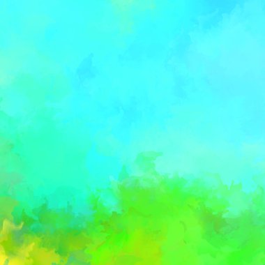 Canlı fırça darbeleriyle boyanmış. Renkli desenli resim. Fırçalanmış duvar kağıdını boya.