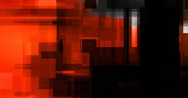 Fütürist soyut geometrik duvar kağıdı. Geometrik renkli şekiller. Dikdörtgen şekilli arka plan. Bir teknolojinin dijital illüstrasyonuName.