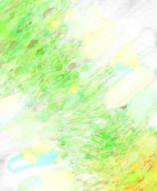 2D çizim. Sanatsal arkaplan resmi. Tablo üzerinde soyut resim. Çağdaş sanat. El yapımı resim. Renkli doku. Modern sanat eserleri. Yüzeyde suluboya fırça darbeleriyle boyama.