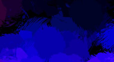 Canlı fırça darbeleriyle boyanmış. Renkli desenli resim. Fırçalanmış duvar kağıdını boya.