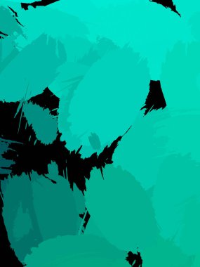 Duvar sanatı Eşsiz ve yaratıcı illüstrasyon. Fırça darbesi ile boyanmış. Renkli fırça darbelerinin soyut arkaplanı. Fırçalanmış canlı duvar kâğıdı. Boyalı sanatsal yaratım.