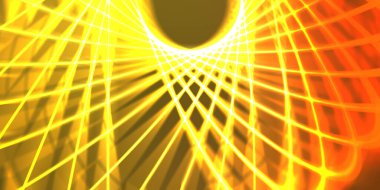 Işık dalgalarının neon renkli soyut tasarımı. Dijital arka plan ve neon ışığı parlama efekti. Parlak ışınlar duvar kağıdı.