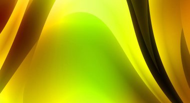 Soyut arkaplan. Renkli dalgalı tasarım duvar kağıdı. yaratıcı grafik 2D çizim. Dinamik şekilli modaya uygun sıvı örtüsü.