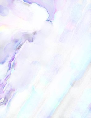 Modern fırça darbeleri. Pastel renklerde suluboya resim. Poster, duvar sanatı, afiş, kart, kitap kapağı veya ambalaj için sakinleştirici kompozisyonun yumuşak renkli çizimi. 