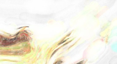 Çağdaş sanat. El yapımı resim. Modern sanat eserleri. Yüzeyde suluboya fırça darbeleriyle resim yapmak. 2D çizim. Sanatsal arkaplan resmi. Tablo üzerinde soyut resim. Renkli doku.