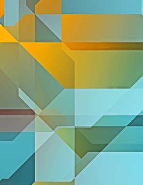 Dairesel şekillerin katmanları renkli ve canlı bir tasarım yaratıyor. Dairelerin sayısal çizimi. Gelecekçi tasarım şablonu.