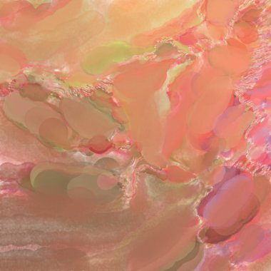 El yapımı sürreal soyut desenli suluboya. Modern sanatsal resim. 2D çizim. Arkaplan boyası karışımı. Yaratıcı duvar sanatı. Çağdaş sanat.