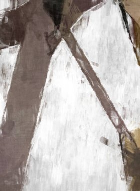 Soyut arkaplanda pürüzlü fırça darbeleri. Fırça boyası. Renkli boya darbeleri. Eşsiz duvar sanatı. Tuvaldeki modern sanat. Renkli çağdaş sanat eserleri. 