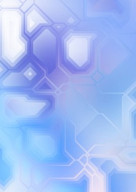 Renkli ve canlı geometrik şekiller katmanları var. Bir teknoloji planının dijital illüstrasyonu. Gelecekçi tasarım şablonu.