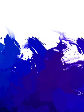 Taranmış Boyalı Soyut Arkaplan. Vahşi kaotik fırça darbeleri. Boya darbeleri. 2D İllüstrasyon. Fırça darbeli resim. 