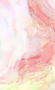 Modern fırça darbeleri. Pastel renklerde suluboya resim. Poster, duvar sanatı, afiş, kart, kitap kapağı veya ambalaj için sakinleştirici kompozisyonun yumuşak renkli çizimi. 