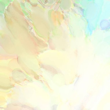 El yapımı sürreal soyut desenli suluboya. Modern sanatsal resim. 2D çizim. Arkaplan boyası karışımı. Yaratıcı duvar sanatı. Çağdaş sanat.