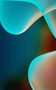 Soyut arkaplan. Değişken renk değişim dalgaları, dinamik hareketlerle. Işık dalgalarının neon renkli soyut tasarımı. Duvar kağıdı, afiş, arkaplan, kart, kitap illüstrasyonu, web sitesi.