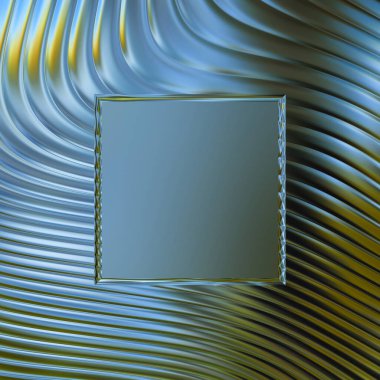 Soyut çerçeveli arkaplan. Renkli, canlı, dalgalı bir duvar kağıdı. Merkezi çerçeveli yaratıcı grafik 2d çizim. Dinamik şekilli modaya uygun sıvı örtüsü.