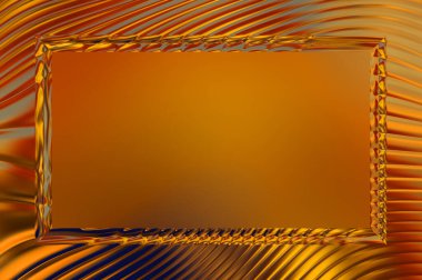 Soyut çerçeveli arkaplan. Renkli, canlı, dalgalı bir duvar kağıdı. Merkezi çerçeveli yaratıcı grafik 2d çizim. Dinamik şekilli modaya uygun sıvı örtüsü.