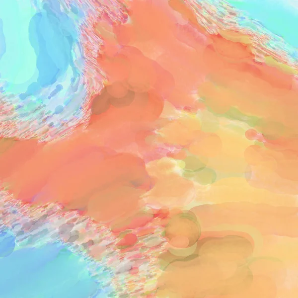 Çağdaş sanat. El işçiliğinin renkli dokusu. Modern resim. Yüzeyde suluboya vuruşlar. Sanatsal arkaplan resmi. Tablo üzerinde soyut resim. Fırça darbeleri. 