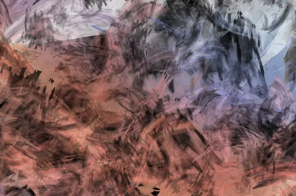 Modern sanat. Taranmış Boyalı Soyut Arkaplan. Fırça darbesi ile boyanmış. Boya darbeleri. 2B Görüntü