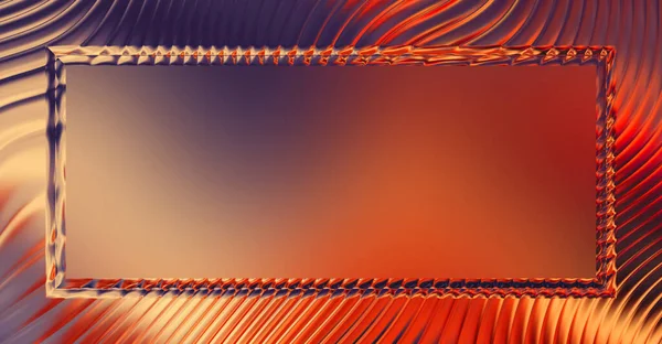 Soyut çerçeveli arkaplan. Renkli, canlı, dalgalı bir duvar kağıdı. Merkezi çerçeveli yaratıcı grafik 2d çizim. Dinamik şekilli modaya uygun sıvı örtüsü.