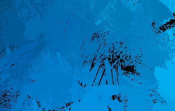 Vahşi fırça darbeleriyle yaratıcı soyut resim. Artistik fırça darbeleriyle donatılmış. Renkli ve canlı bir tasvir. Boyalı sanat.