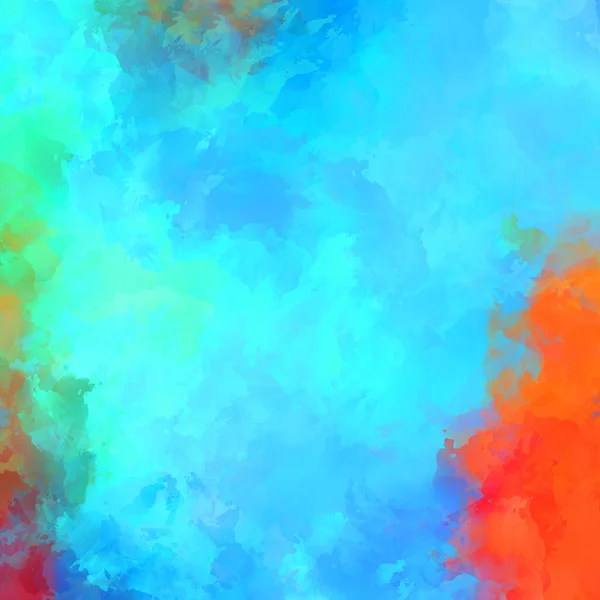 Painted Composition Vibrant Brush Strokes Textured Colorful Painting Paint Brushed — Stock Photo, Image