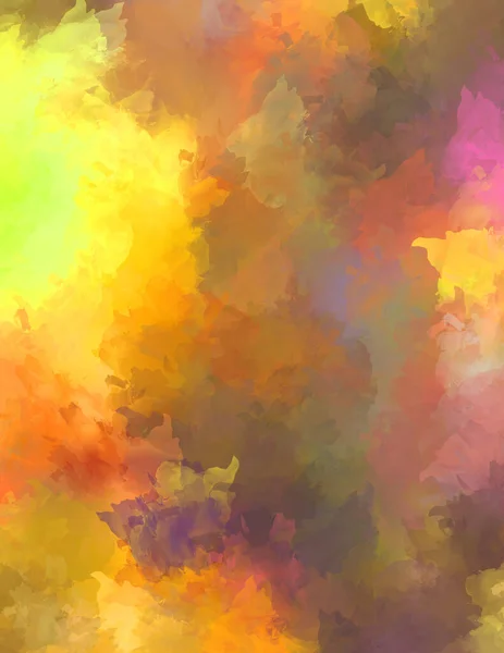 Artístico Vibrante Colorido Wallpaper Brushed Pintado Abstrato Fundo Pincel Pincelado — Fotografia de Stock