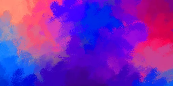 Vibrant Paint Pattern Backdrop Illustration Colorful Brush Strokes Decorative Texture — Stock Photo, Image