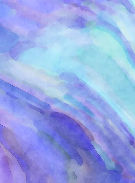 Yumuşak suluboya duvar kağıdı. Hafifçe fırçalanmış renkleri olan sanatsal bir resim. Pastel renkler arkaplana dokunmuş. Soyut duvar sanatı..