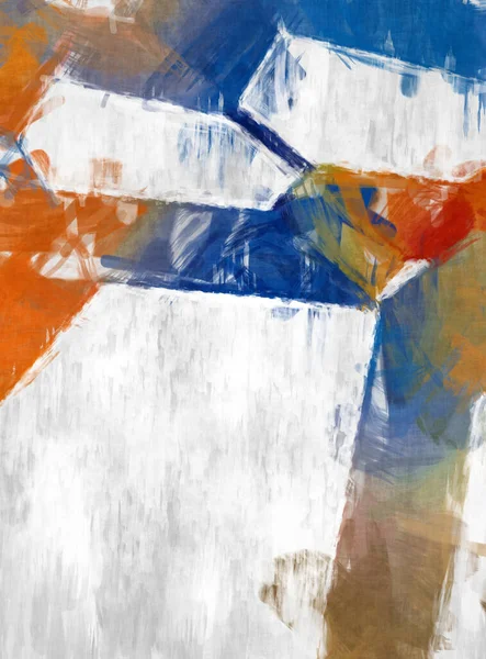 Soyut arkaplanda pürüzlü fırça darbeleri. Fırça boyası. Renkli boya darbeleri. Eşsiz duvar sanatı. Tuvaldeki modern sanat. Renkli çağdaş sanat eserleri. 