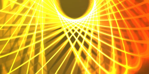 Işık dalgalarının neon renkli soyut tasarımı. Dijital arka plan ve neon ışığı parlama efekti. Parlak ışınlar duvar kağıdı.