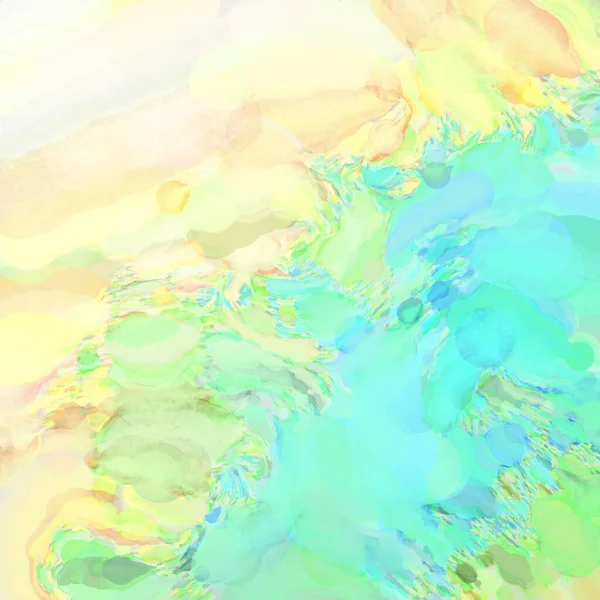 Soyut doku. Yüzeyde etkileyici el yapımı suluboya. Suluboya fırça darbeleri. Modern sanat. Çok renkli arkaplan. Çağdaş duvar sanatı. Renkli bir fon. 2d illüstrasyon.