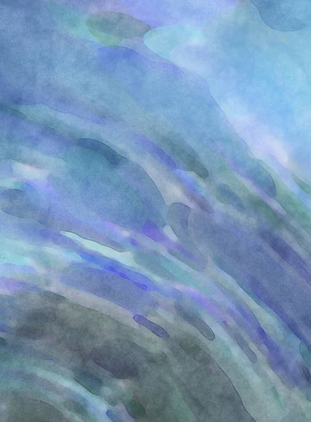 Yumuşak suluboya duvar kağıdı. Hafifçe fırçalanmış renkleri olan sanatsal bir resim. Pastel renkler arkaplana dokunmuş. Soyut duvar sanatı..